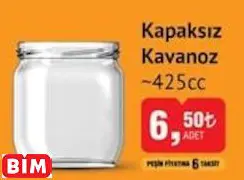 PAŞABAHÇE KAPAKSIZ  KAVANOZ